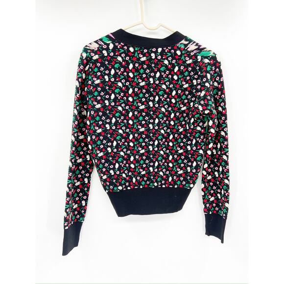 Marni Mix Jacquard Button Front V-Neck Cardigan Sweater Size 40 NWT - Picture 5 of 8